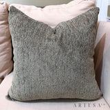 Artesa Malena Premium Cotton Brocade Throw Pillow Cover with hidden zipper closure - Elegant Home Decor Accent